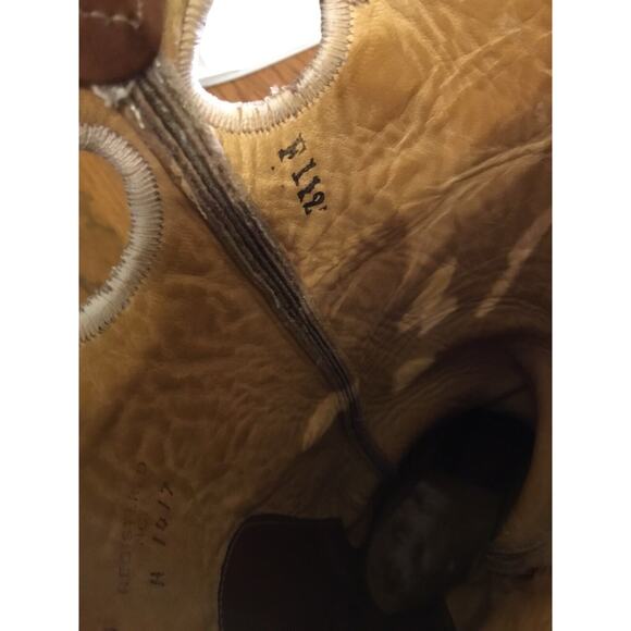 Justin H1417 Brown Leather Cowboy/Western Boots Sz 7D - Picture 2 of 8